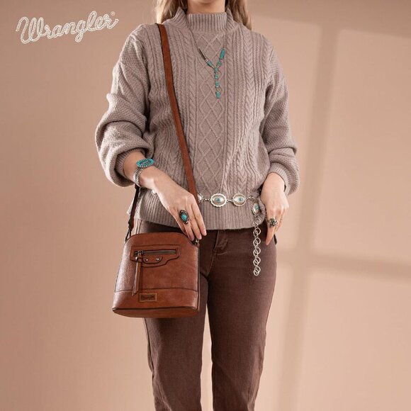 Wrangler Small Crossbody Bags for Women Shoulder Cute Purses and Handbags with A - Picture 7 of 7